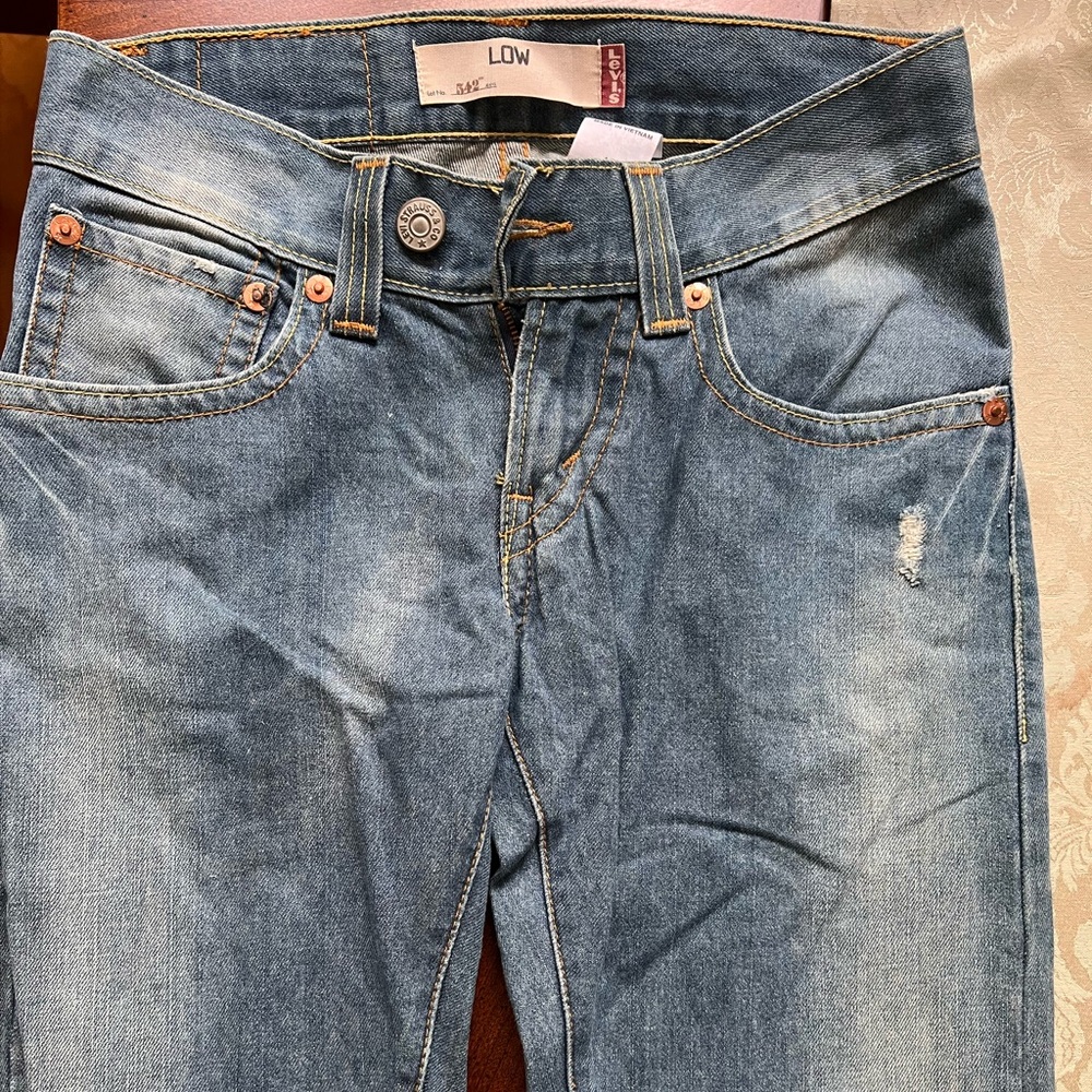 Levi's Light Blue Wide Leg Jeans